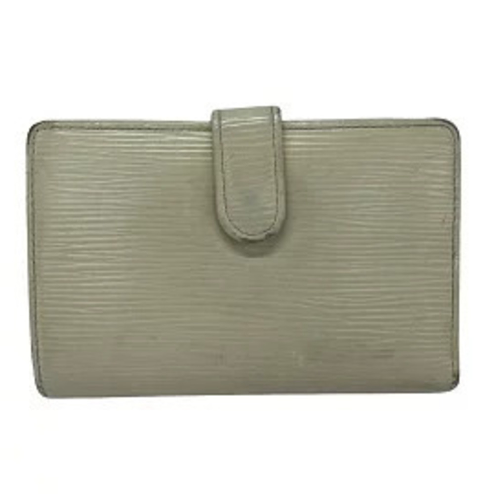 LOUIS VUITTON Portefeuille Viennois Bi fold Wallet Ivory White Leather
